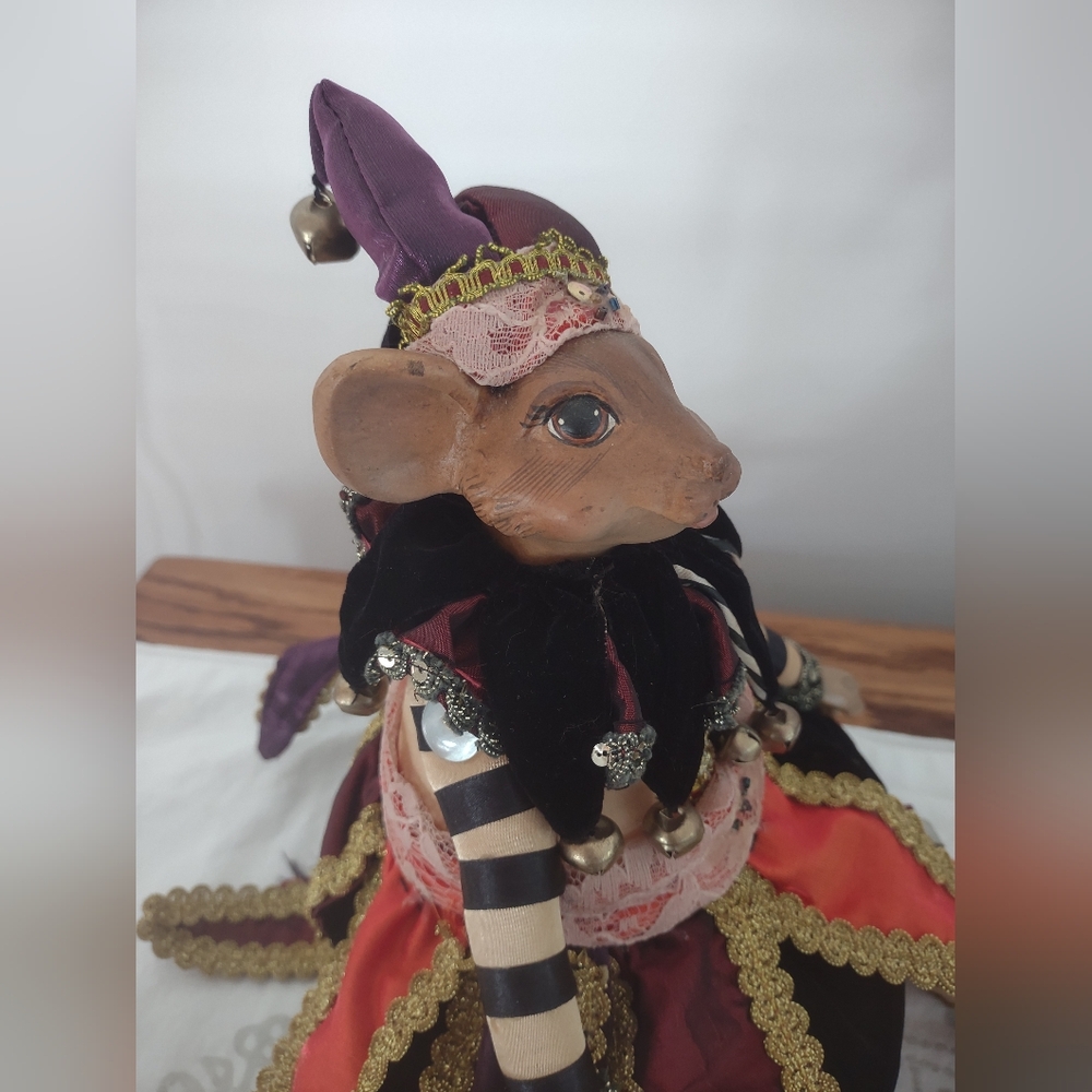 Authentic Katherine's Collection Court Jester Fall Mouse - Picture 4 of 10